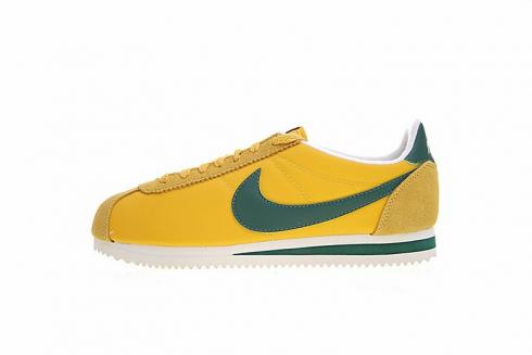 Nike Classic Cortez Nylon Prem Gorge Sail Ocher Yellow 876873-700