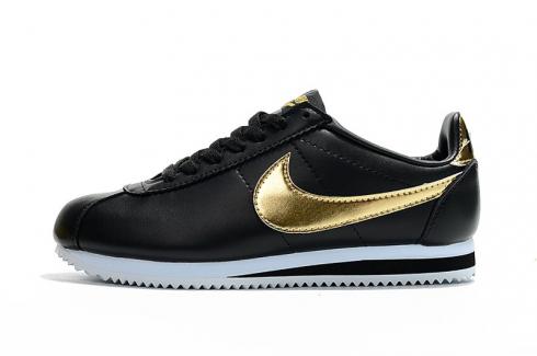 Nike Classic Cortez Naylon Prm Deri Siyah Metalik Altın 807472-012,ayakkabı,spor ayakkabı