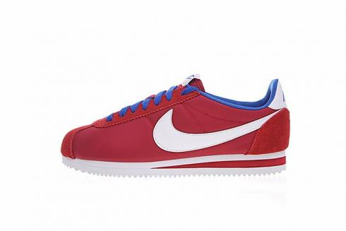Nike Classic Cortez Nylon Rojo Blanco Azul Múltiple 488291-615