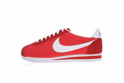 Nike 經典 Cortez 尼龍紅白色透氣拼接 476716-611