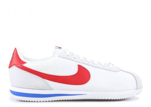 Nike Cortez Basic Naylon Dsm Dover Street Market Beyaz Kraliyet Varsity Kırmızı Oyun BQ6517-100,ayakkabı,spor ayakkabı