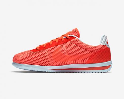 Nike Cortez Ultra Breathe 霓虹橘白色深紅色男鞋 833128-800