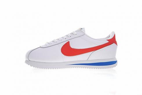 Putih X Nike Cortez Basic Roshe SP Putih Biru Tim Merah 815653-015