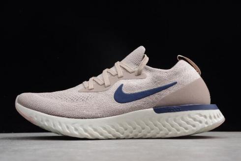 Nike Epic React Diffused Taupe Blue Void Zapatillas para correr AQ0067 201