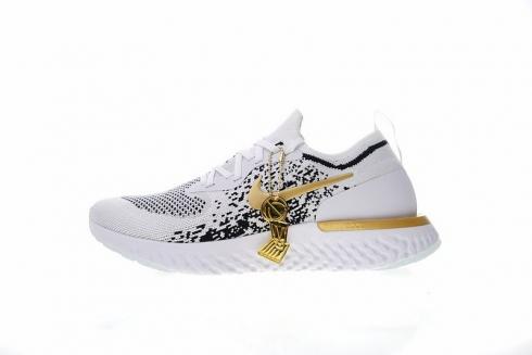 Nike Epic React Flyknit fehér fekete arany AQ0067-071