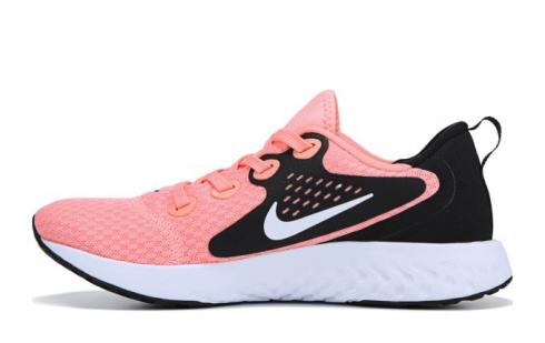 Sepatu Lari Nike Legend React Oracle Pink White Black AA1626-601
