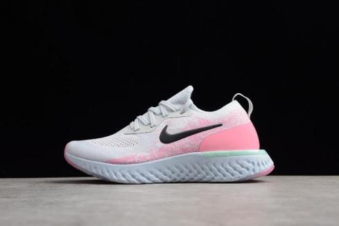 לנשים Nike Epic React Pink Beam Pure Platinum מימן כחול ורוד Beam שחור AQ0067 007
