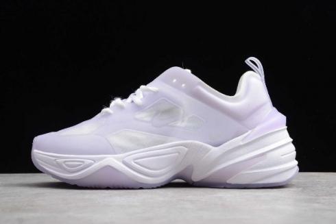2019 Dames Nike M2K Tekno Wit Vitality Paars Wit AO3108 405