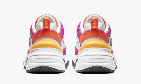 nike m2k tekno white laser fuchsia hyper crimson