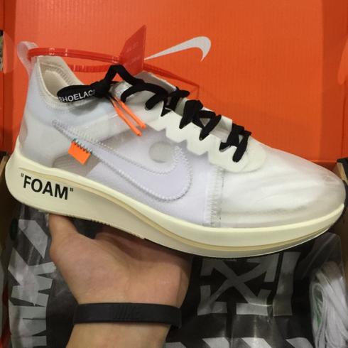 Off White X Nike ZOOM-VAPORFLY 白色