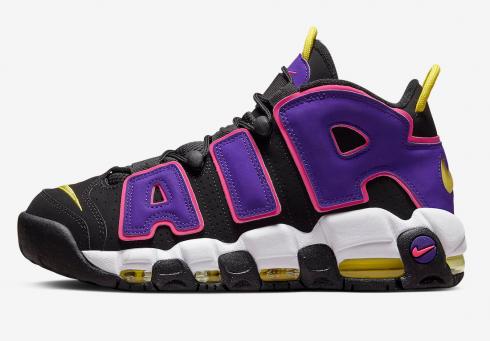 Nike Air More Uptempo 96 Zwart Court Paars Multi-Color DZ5187-001