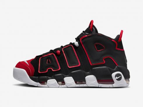 Nike Air More Uptempo 96 GS Red Toe Schwarz University Rot Weiß FB1344-001