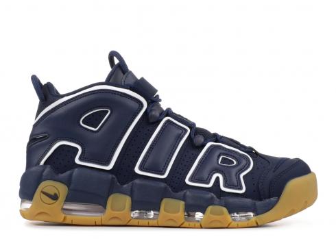 Nike Air More Uptempo Basketball Chaussures Unisexe Obsidian White Gum 921948-400A
