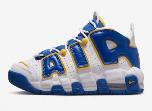 Nike Air More Uptempo GS Game Royal Yellow Ochre White DZ2759-141