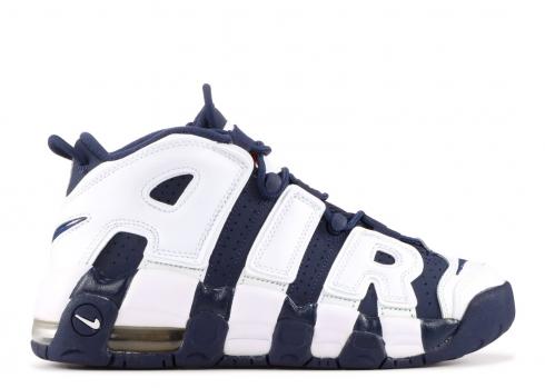 Nike Air More Uptempo GS Olympic White Navy 415082-104