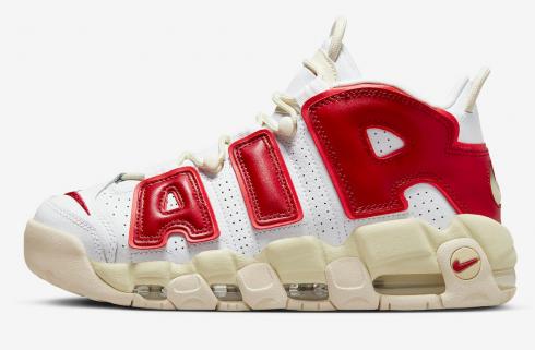 Nike Air More Uptempo Blanc Rouge Sail FN3497-100