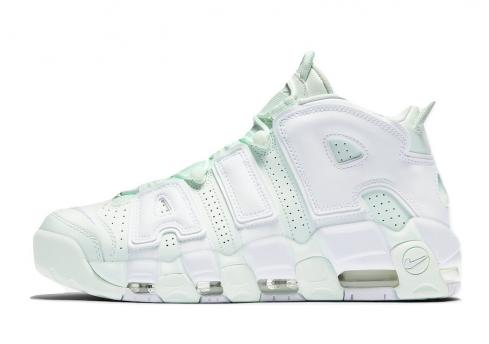 Nike 女款 Air More Uptempo Barely 綠白 917593-300