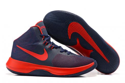 Nike Air Precision Deep blue red 2017 men Basketball Shoes