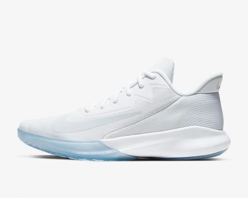Zapatos de baloncesto Nike Precision 4 White Ice Clear Pure Platinum CK1069-100