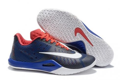 Nike Hyperlive EP Midnight Marineblauw Wit Rood Heren Basketbalschoenen Sportschoenen 820284-464