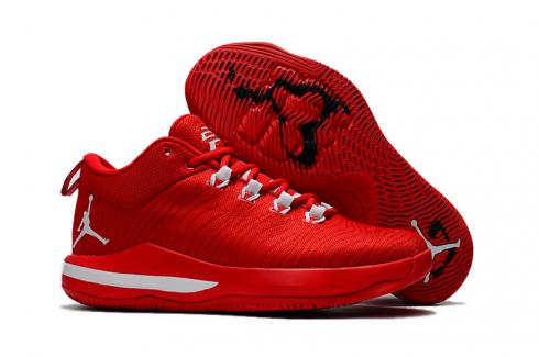 Nike Air Jordan CP3 X Elite รองเท้าบาสเก็ตบอลผู้ชายสีแดงขาว