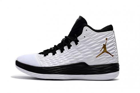 Jordan melo m13 white black gold store