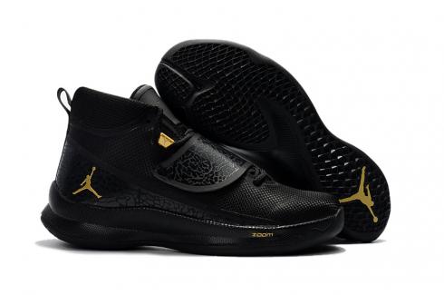 Jordan superfly 5 po black and gold best sale