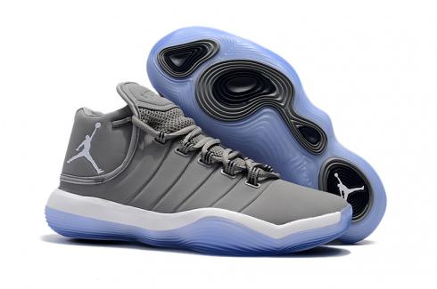 Nike Jordan Superfly 2017 Men Basketball Shoes Grey White