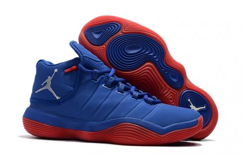 Nike Jordan Superfly 2017 Men Basketball Shoes Ocean Blue Red