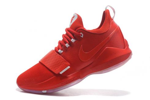 Мужские баскетбольные кроссовки Nike Zoom PG 1 Paul George, китайские красные все 878628