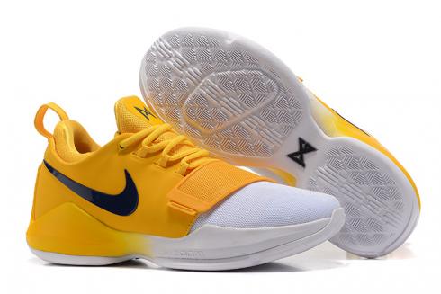 Giày bóng rổ nam Nike Zoom PG 1 xanh trắng 878628-009
