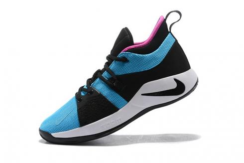 男款 Nike PG 2 Blue Lagoon Hyper Violet 白色 AJ2039 402 免運