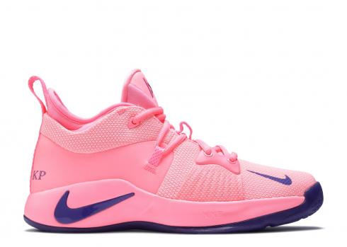 Nike PG2 Paul George EYBL-schoenen voor meisjes Lava Glow BQ4480-600