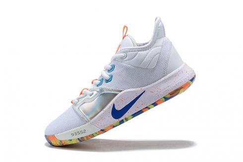 Nike PG 3 NASA EP 白藍反光銀色保羅喬治籃球鞋 AO2608-104