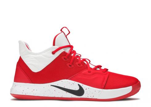Nike Pg 3 Tb Gym สีแดงสีดำสีขาว CN9513-600