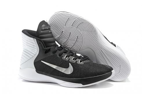 Tênis de basquete masculino Nike Prime Hype DF 2016 EP preto branco 844788
