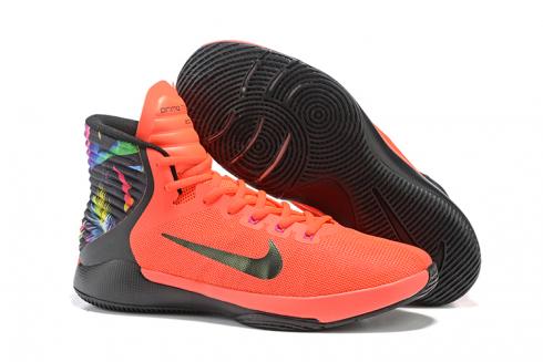 Męskie buty do koszykówki Nike Prime Hype DF 2016 EP Pomarańczowy Czarny Kolor 844788