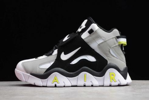 2019 Nike Air Barrage Mid QS White Black Grey Volt CD9329 009