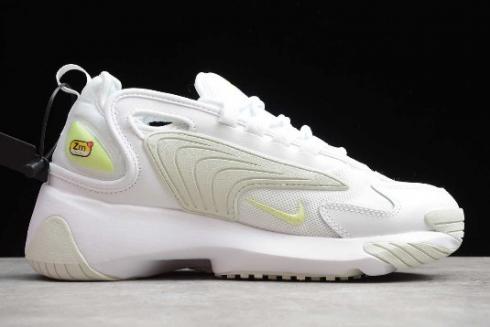nike zoom 2k white barely volt ghost aqua