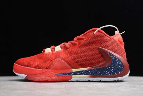 2019 Nike Zoom Freak 1 EP Noble Red Blackened BQ5423 106
