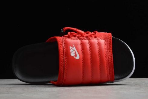 2020 Nike Asuna Slide Street Style sportsandalen Rood Zwart Wit CI8800 001