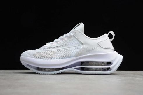 2020 Nike Zoom Double Stacked Triple White Womens Shoes CI0804-900