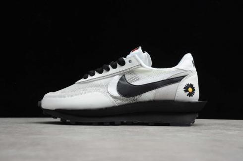 2020 Sacai x Nike LVD Waffle Daybreak White Black Grey BV3692-100