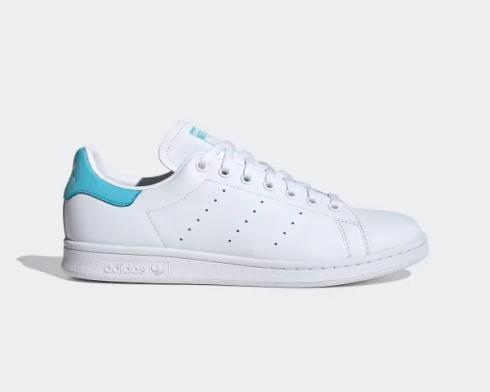 Adidas Stan Smith Cloud White Blue Glow シューズ EF4480 。