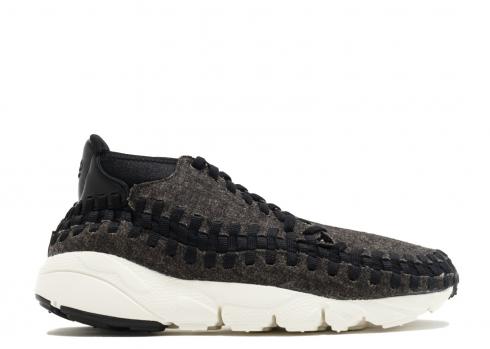 Air Footscape tissé Chukka Se ivoire noir 857874-001