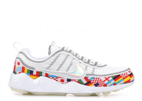 Air Zoom Spiridon 16 Nic Qs International Flag Color White Multi AO5121-100