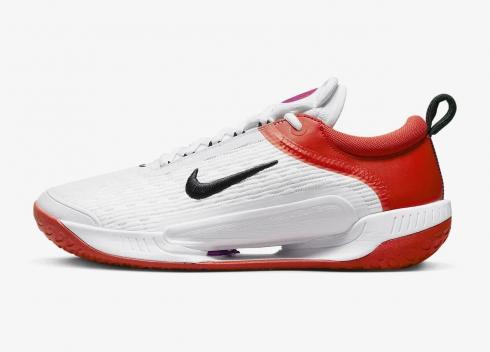 NikeCourt Zoom NXT Blanco Picante Rojo Fuchsia Dream Negro DV3276-100