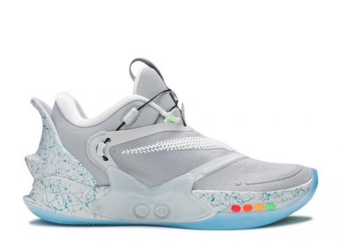 Nike Adapt Bb 20 Mag Uk Charger Aqua Light White Wolf Grey CV2444-003