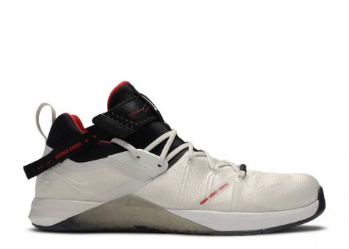 Nike Adonis Creed X Metcon 3 Flyknit White Team Merah Hitam CI5536-106
