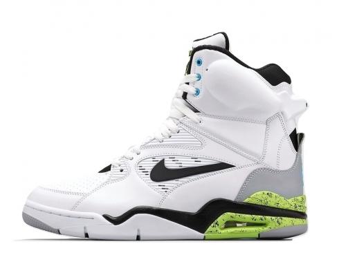 Nike Air Command Force - White Black Wolf Grey Volt 684715-100